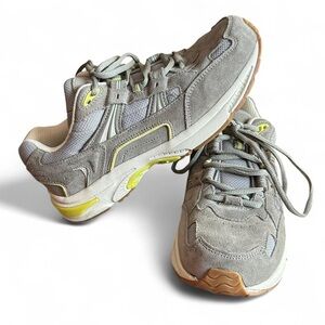 Vionic 23Walk Women’s Walking Shoes Neutral w/ Lime Pop Size 8